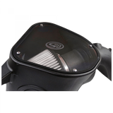 S&B COLD AIR INTAKE FOR 10-12 DODGE RAM 2500 3500 6.7L CUMMINS DRY EXTENDABLE WHITE