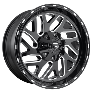 FUEL TRITON 1PC D581 20X10 8X170 GL-BLK-MIL -18MM - D58120001747