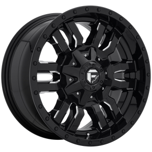 FUEL SLEDGE 1PC D595 20X10 5X5.5/150 GL-BLK-MIL -18MM D59520007047