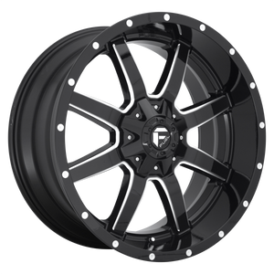 FUEL MAVERICK 1PC D610 20X10 6X135/5.5 GL-BLK-MIL -24MM - D61020009845