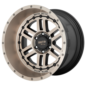 MOTO METAL MO800 DEEP SIX 20X10 5X5 SATIN BLACK & BRONZE TINT -18MM - MO80021050618N