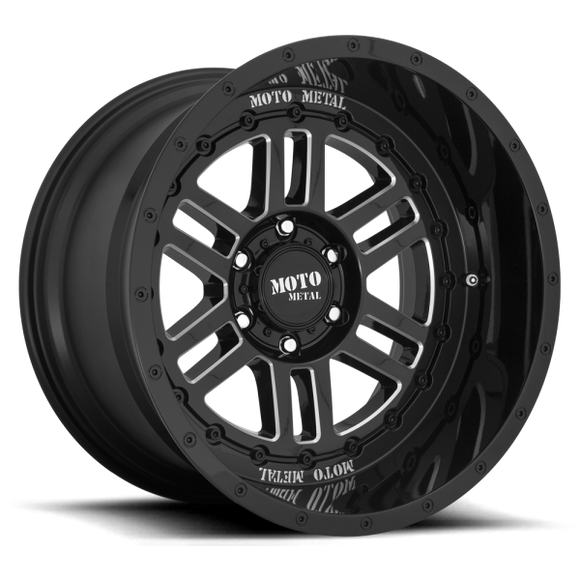 MOTO METAL DEEP SIX MO800 20X10 5X5.0 G-BLK MILL -18MM - MO80021050318N