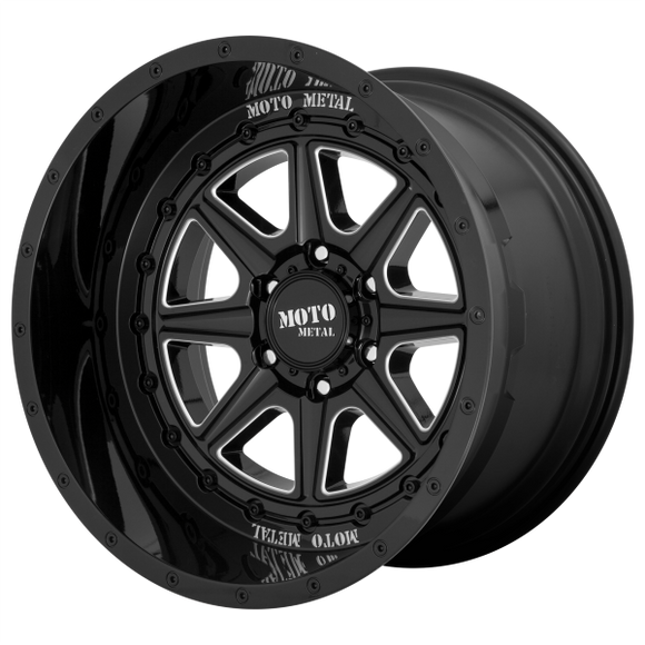 MOTO METAL PHANTOM MO801 20X10 5X5.0 G-BLK MILL -18MM - MO80121050318N